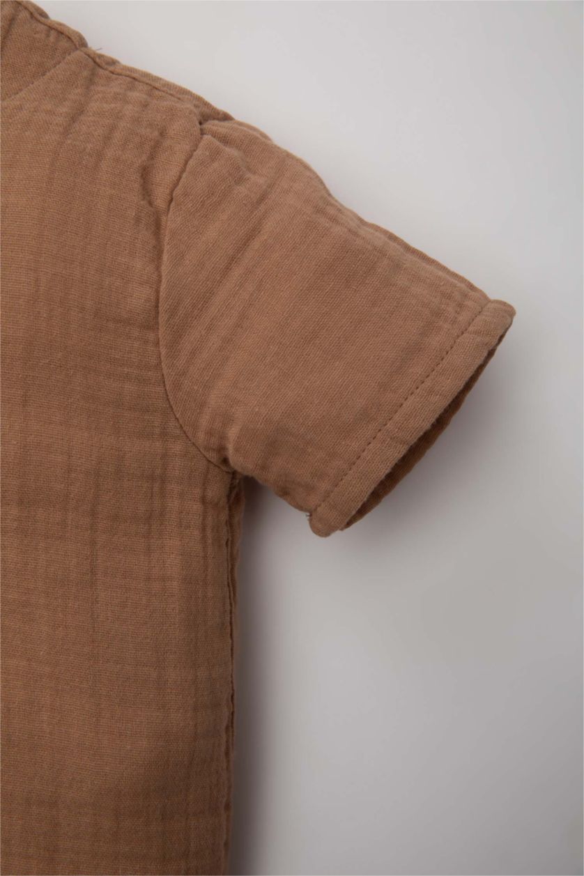 BABY GIRL Vison Baby Boy Muslin Short Sleeve T-Shirt Shorts 2 Piece Set