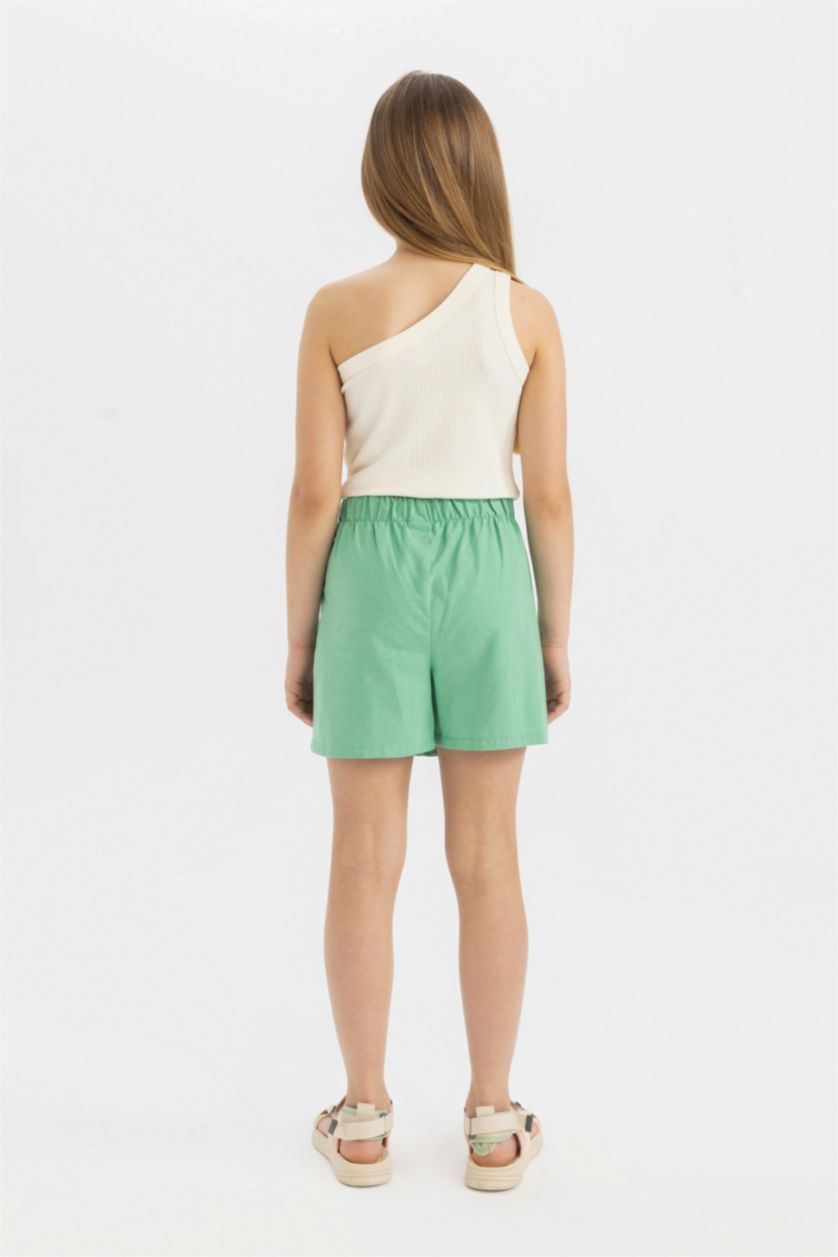 بنات أخضر تنورة بناتي