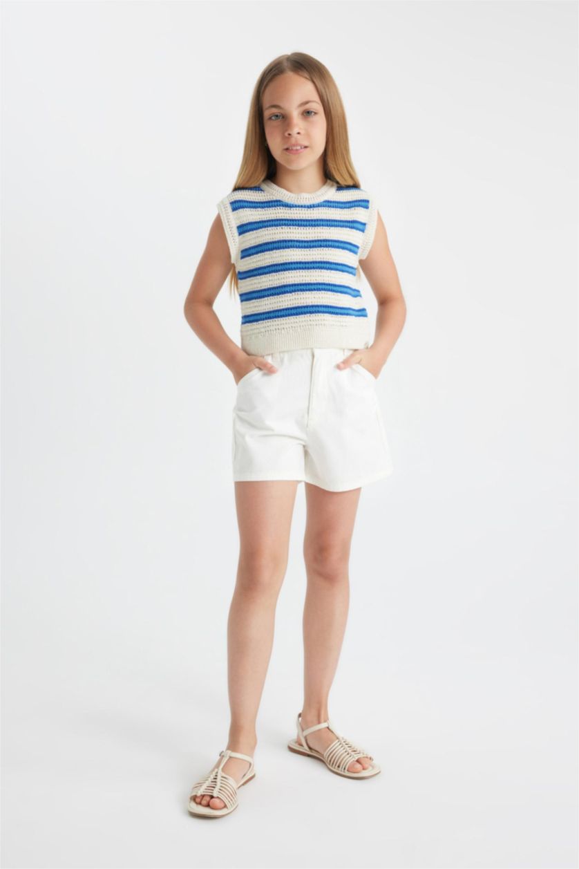 بناتي بيج فاتح شورت بناتي قطن