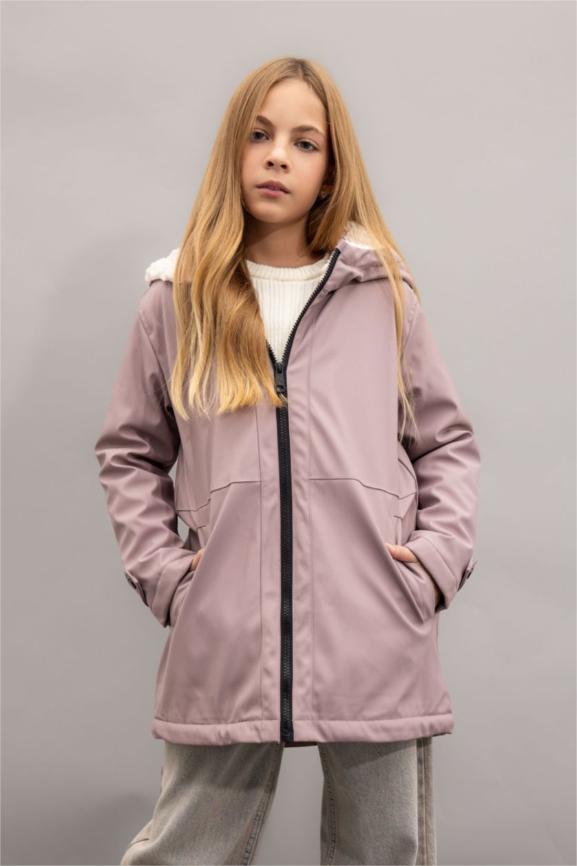 GIRLS & TEENS Rose جاكيت مطر قصة عادية