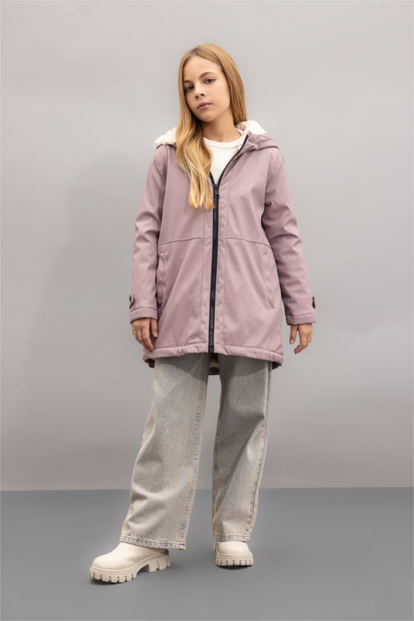 GIRLS & TEENS Rose جاكيت مطر قصة عادية