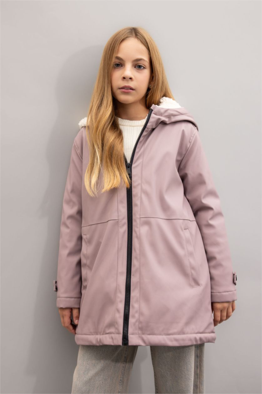 GIRLS & TEENS Rose جاكيت مطر قصة عادية