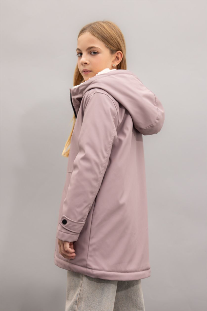 GIRLS & TEENS Rose جاكيت مطر قصة عادية