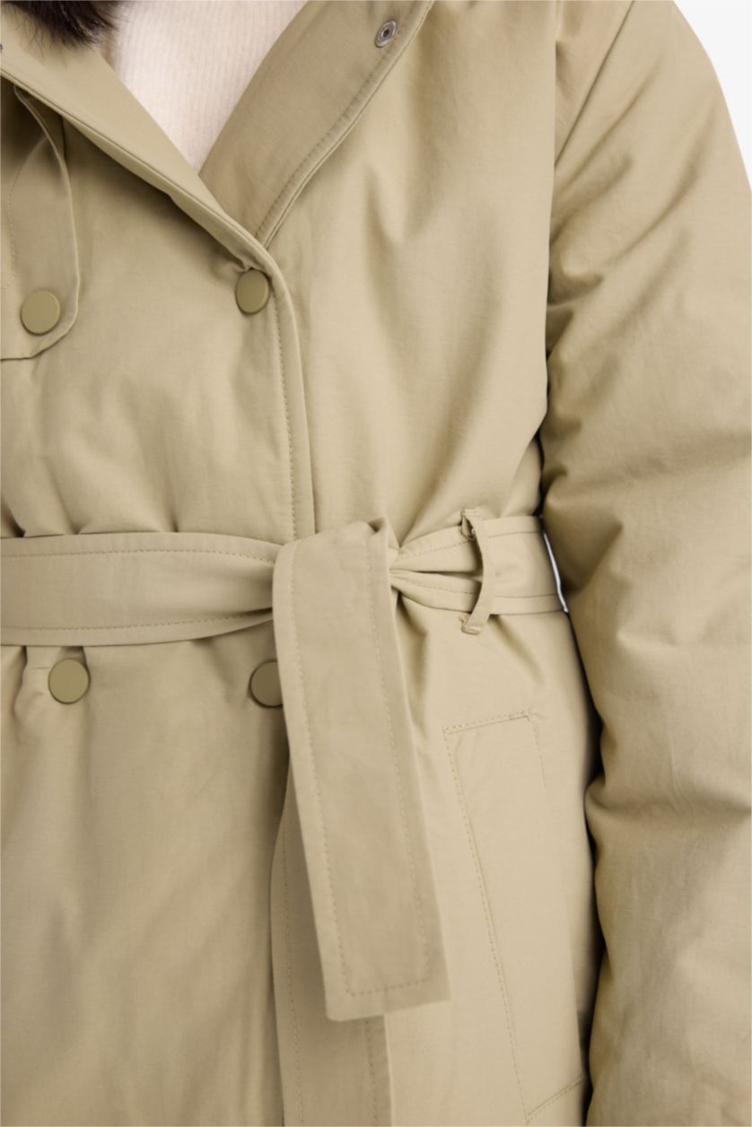 GIRLS & TEENS Green Girl Hooded Water Repellent Raincoat