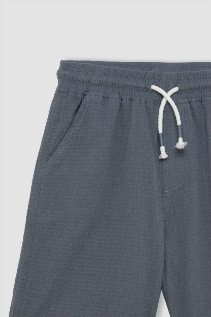 أولاد رمادي شورت ولادي منسوج