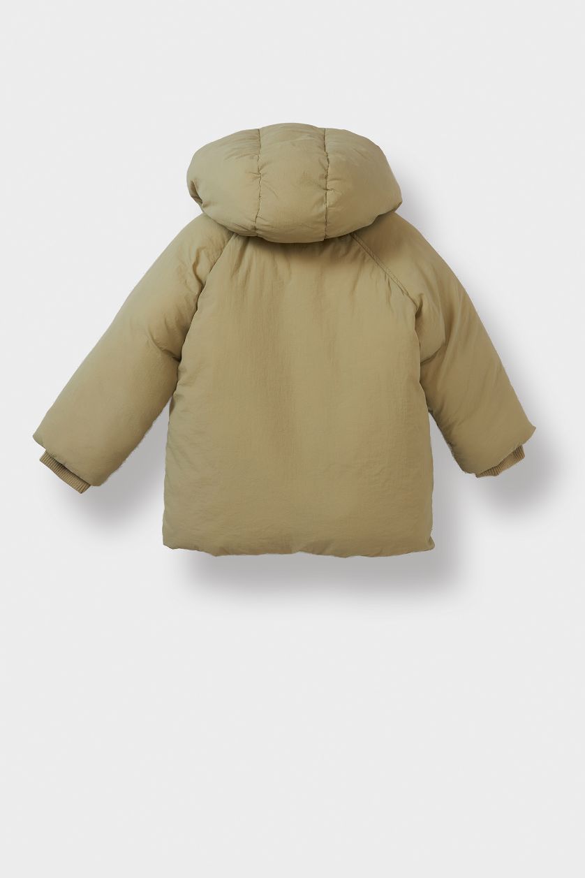 طفلة صغيرة أخضر جاكيت بامب بيبي بناتي بكابيشون