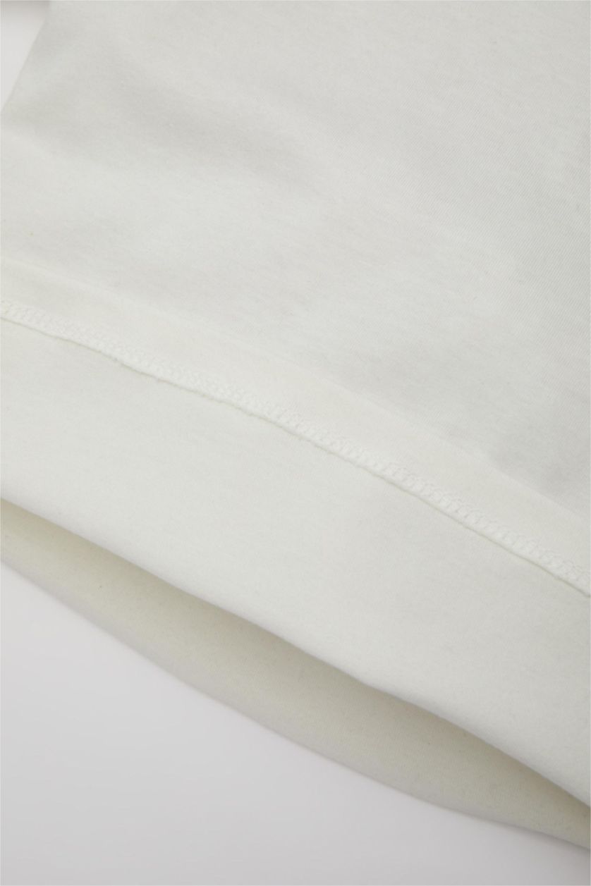 BÉBÉ GARÇON Écru T-Shirt à Manches Courtes à motif Disney Mickey & Minnie pour Bébé Garçon