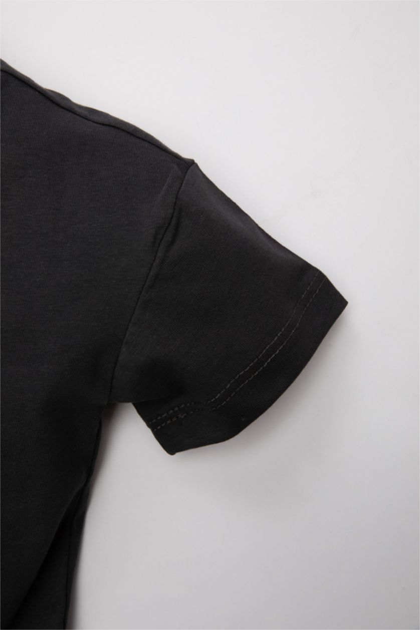 BÉBÉ GARÇON Anthracite Foncé T-Shirt à Manches Courtes Disney Lion King pour Bébé Garçon