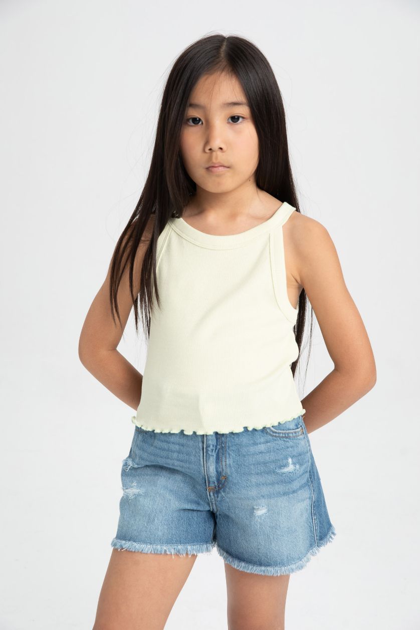 Kız Çocuk - Genç Kız Açık Mint Atlet Kız Çocuk