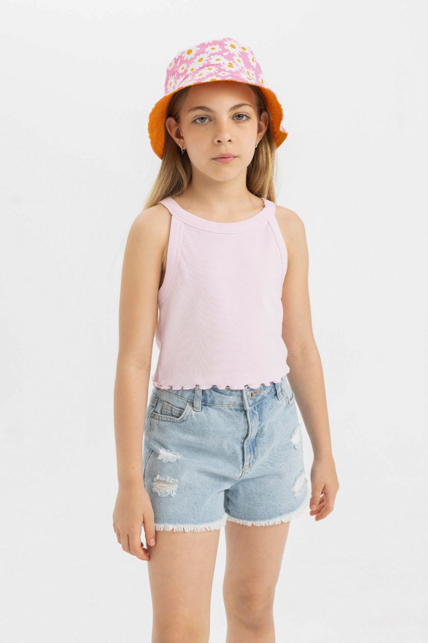 Kız Çocuk - Genç Kız Açık Pembe Atlet Kız Çocuk