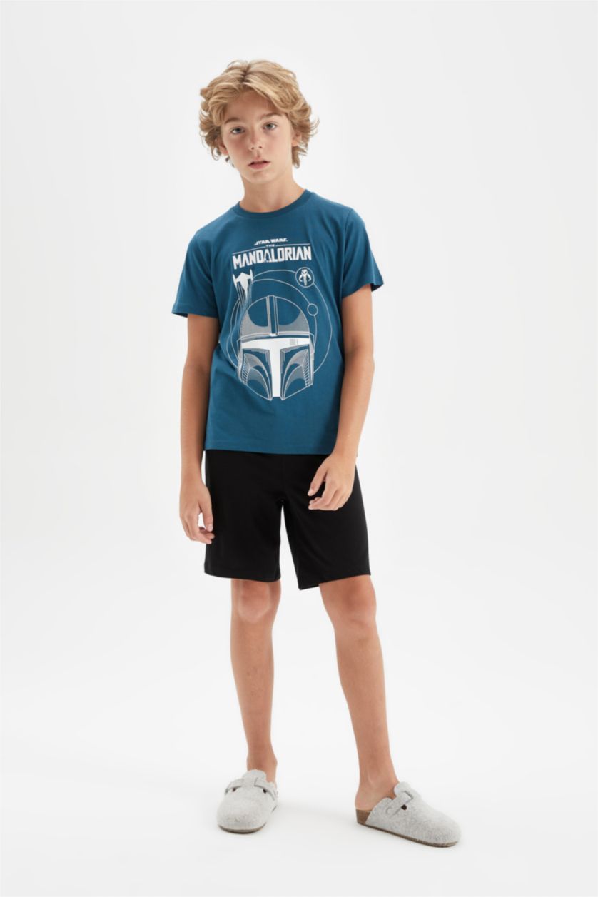 Boys & Teens Petrol Boy Star Wars-Mandalorian 2 Piece Pajama Set