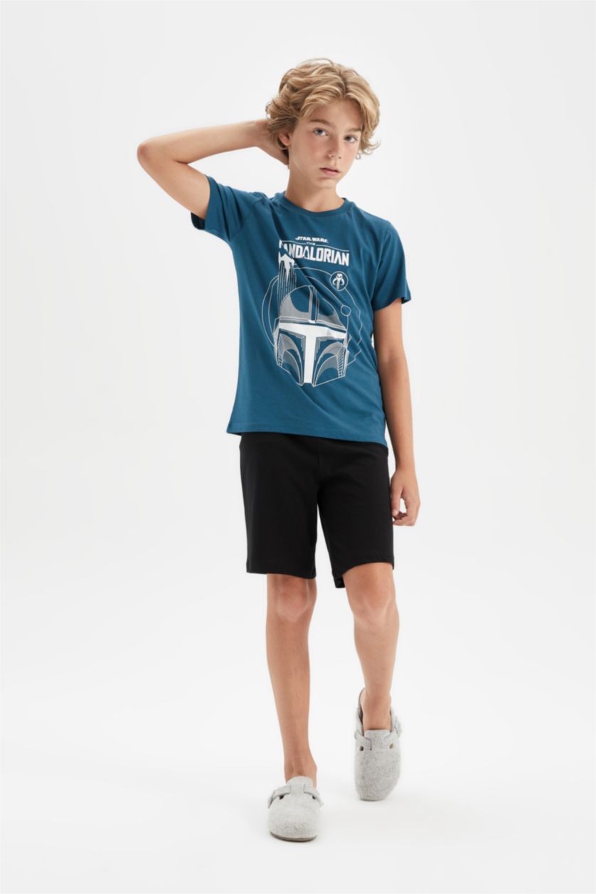 Boys & Teens Petrol Boy Star Wars-Mandalorian 2 Piece Pajama Set