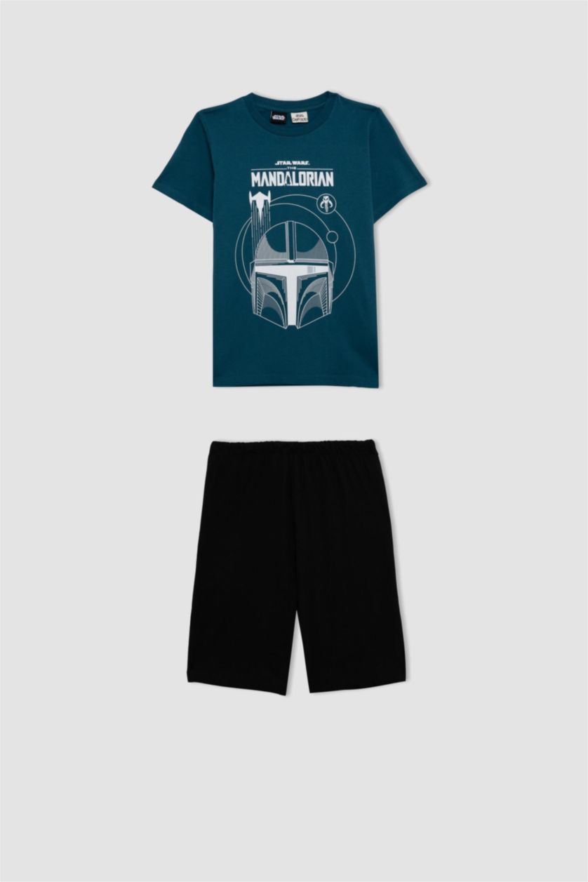 Boys & Teens Petrol Boy Star Wars-Mandalorian 2 Piece Pajama Set