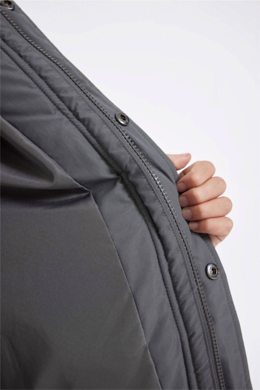 أولاد أنثرا جاكيت دودون ولادي بغطاء للرأس مقاوم للماء