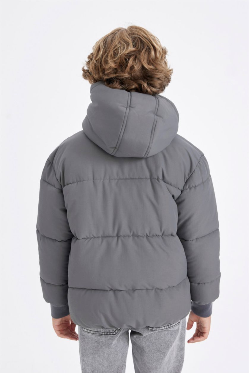 أولاد أنثرا جاكيت دودون ولادي بغطاء للرأس مقاوم للماء