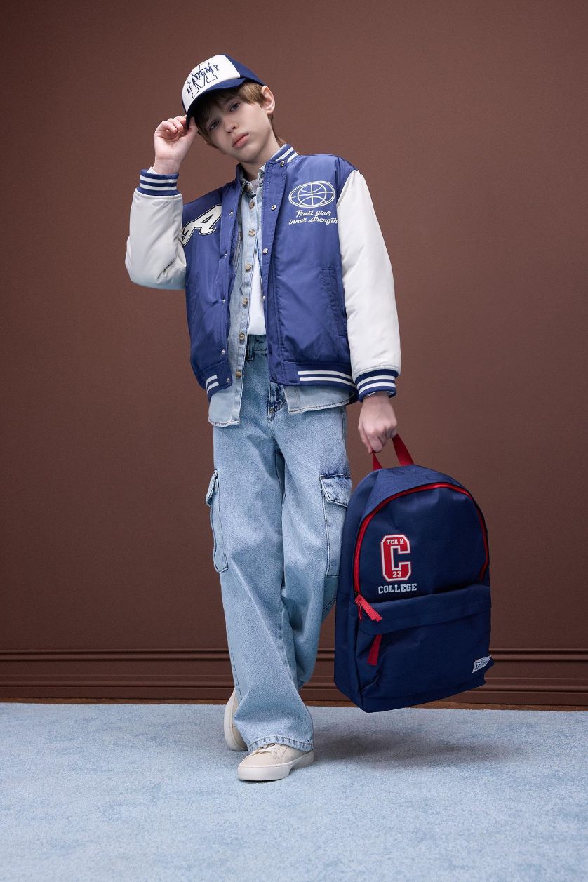 Boys & Teens NAVY Unisex Oxford Backpack