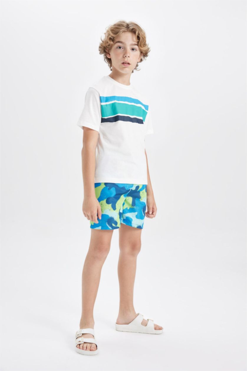 BOYS & TEENS Blue Boy Swim Shorts