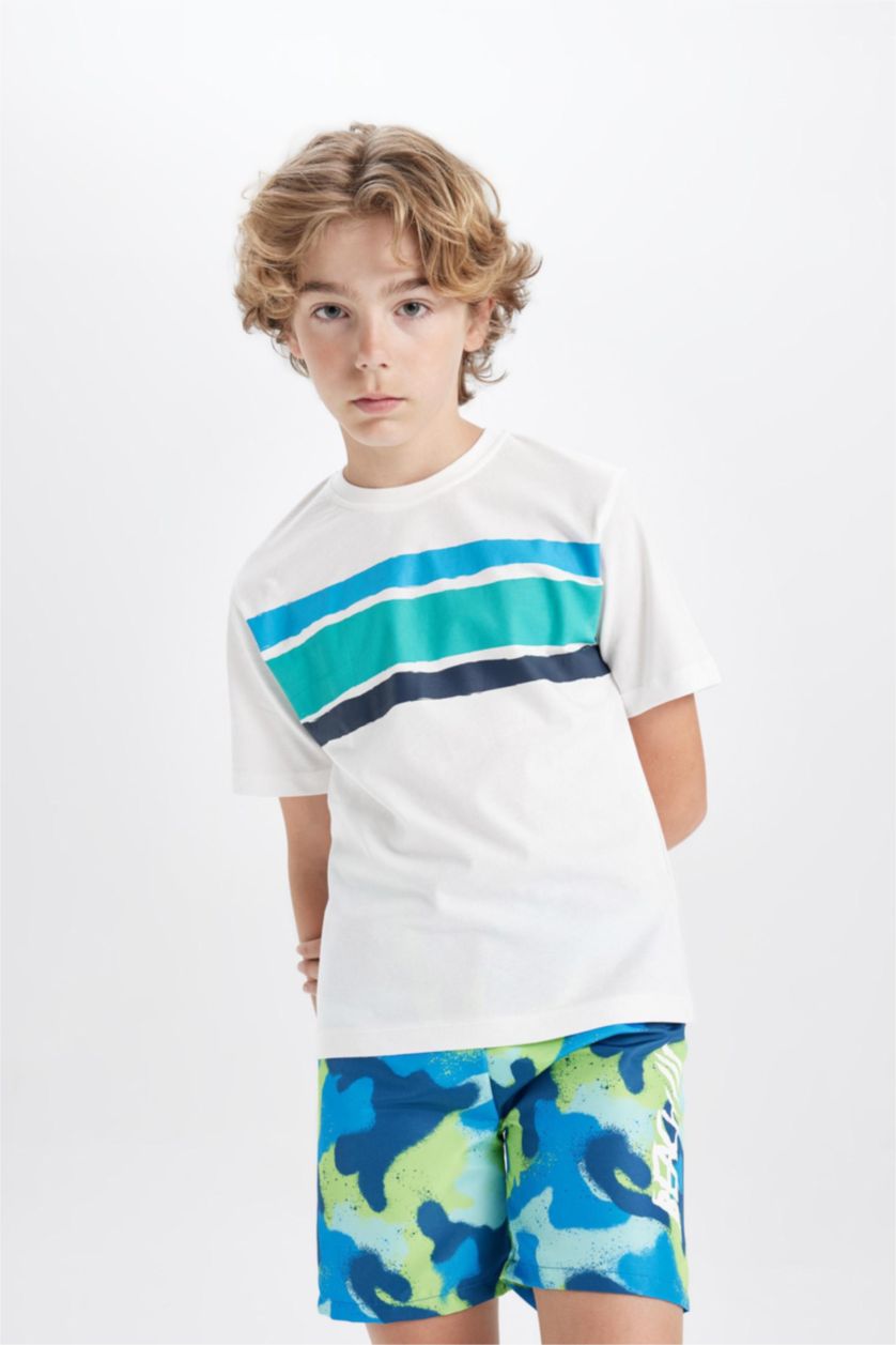 BOYS & TEENS Blue Boy Swim Shorts