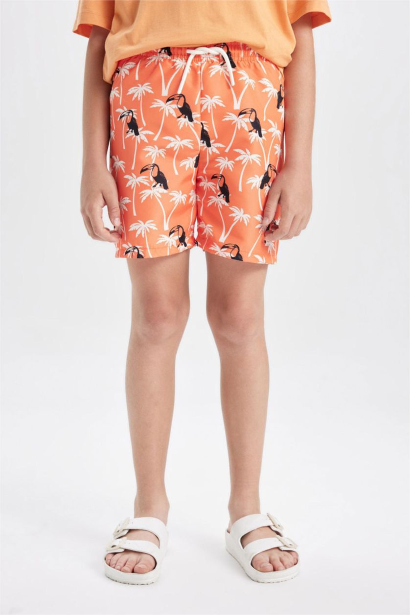 Boys & Teens Orange Boy Swim Shorts