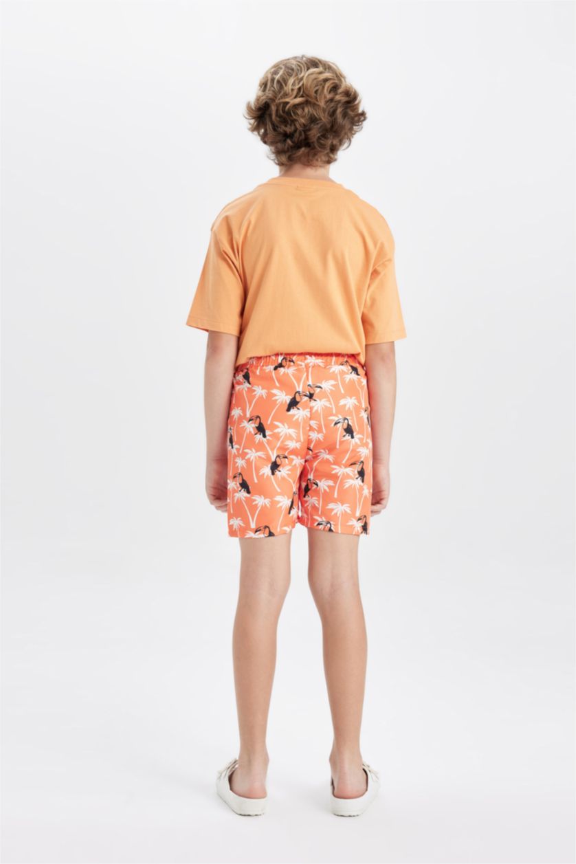 Boys & Teens Orange Boy Swim Shorts