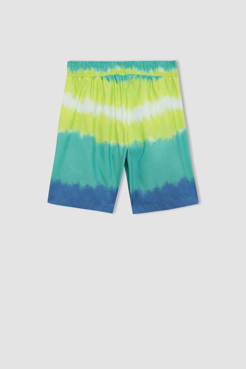 Erkek Çocuk - Genç Erkek Yeşil Deniz Şortu Erkek Çocuk