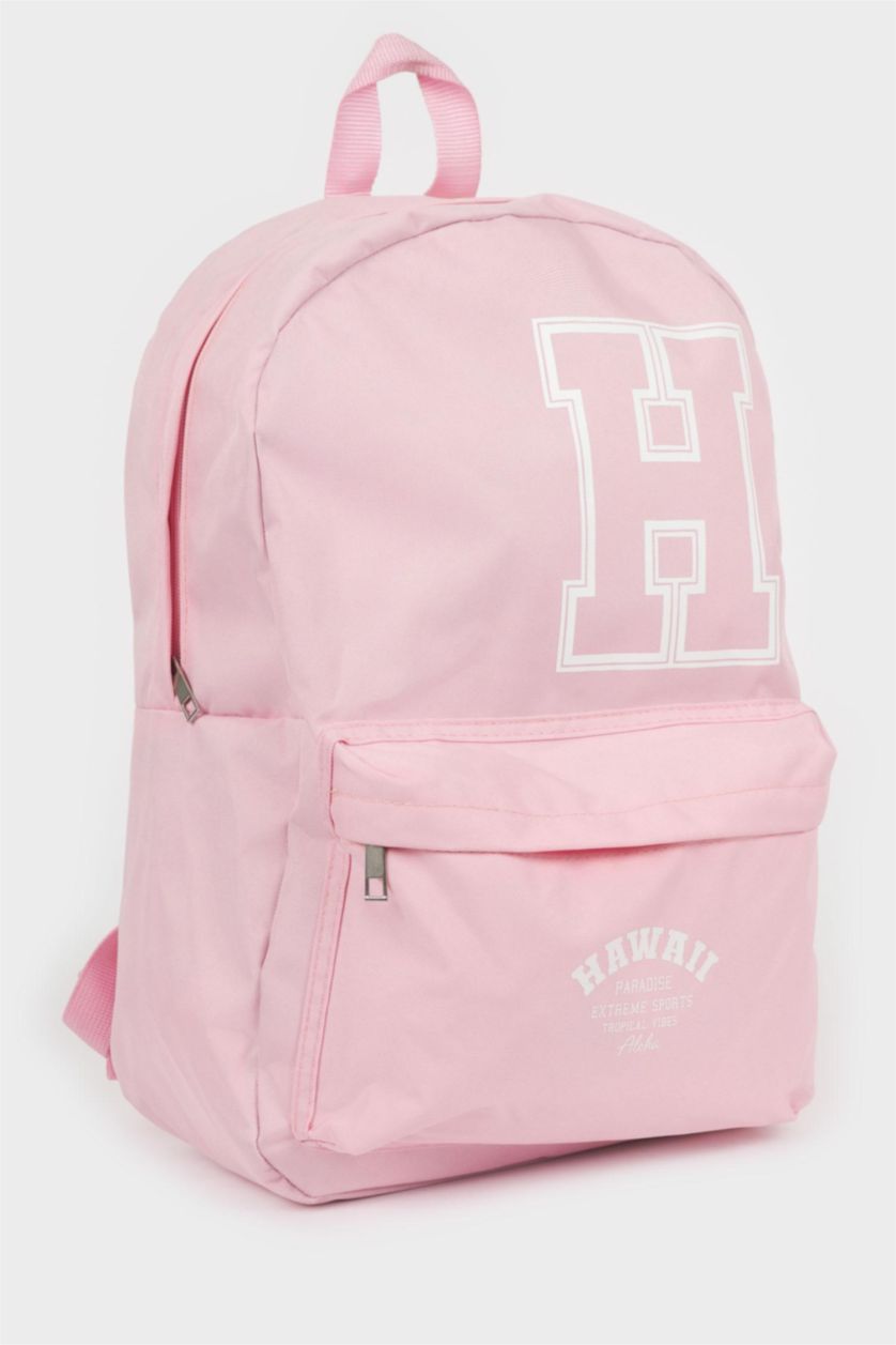 Kız Çocuk - Genç Kız Pembe Kadın Okul Sırt Çantası