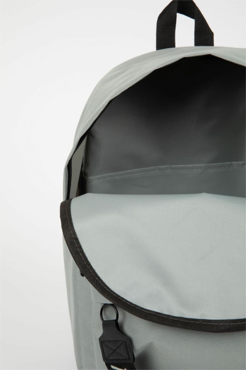 Kadın Açık Gri Unisex Okul Sırt Çantası