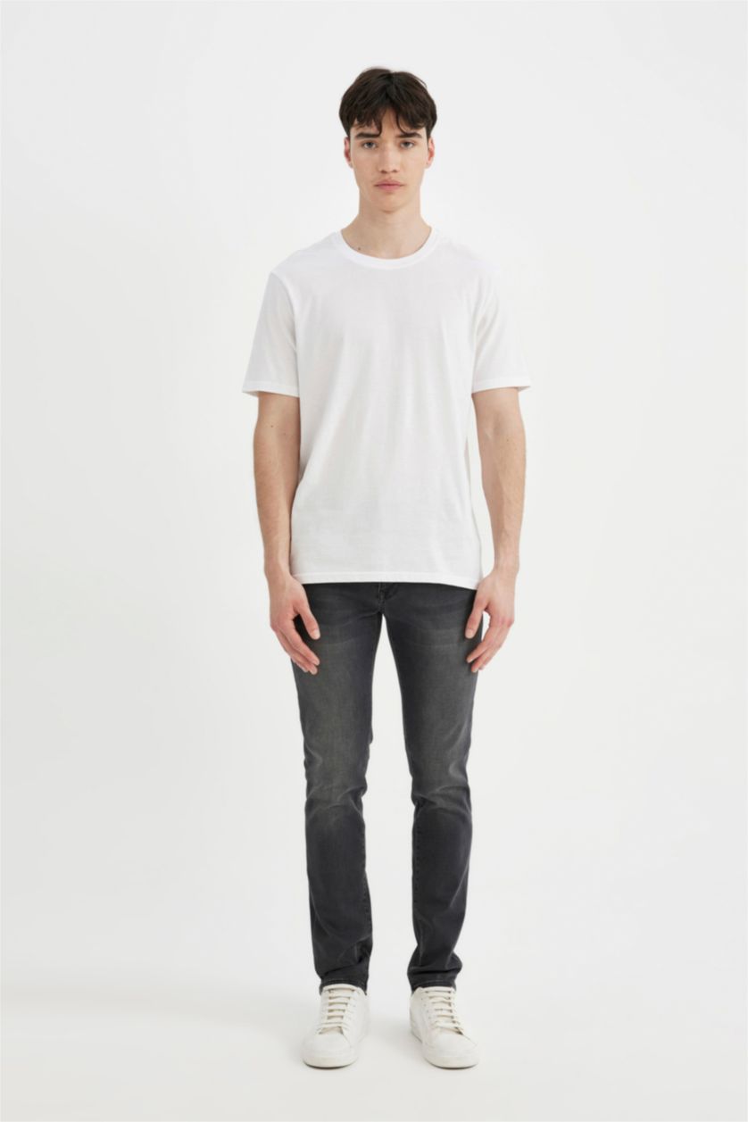 رجالي أنثرا بنطلون جينز بيدرو سليم فيت برجل ضيق وخصر عادي