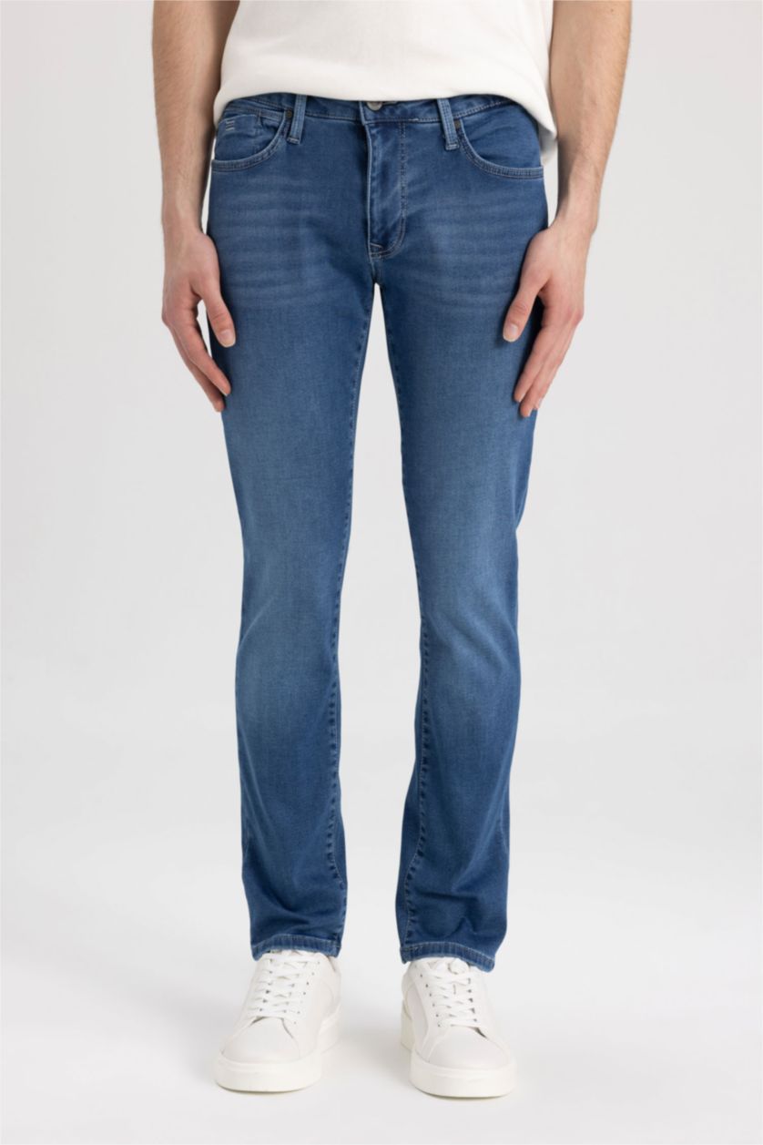 HOMME Bleu PEDRO - Coupe slim en jean