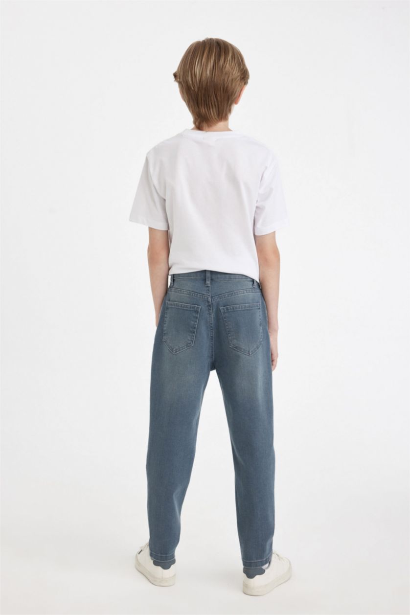 BOYS & TEENS Blue Grey Boy Balloon Fit Jeans
