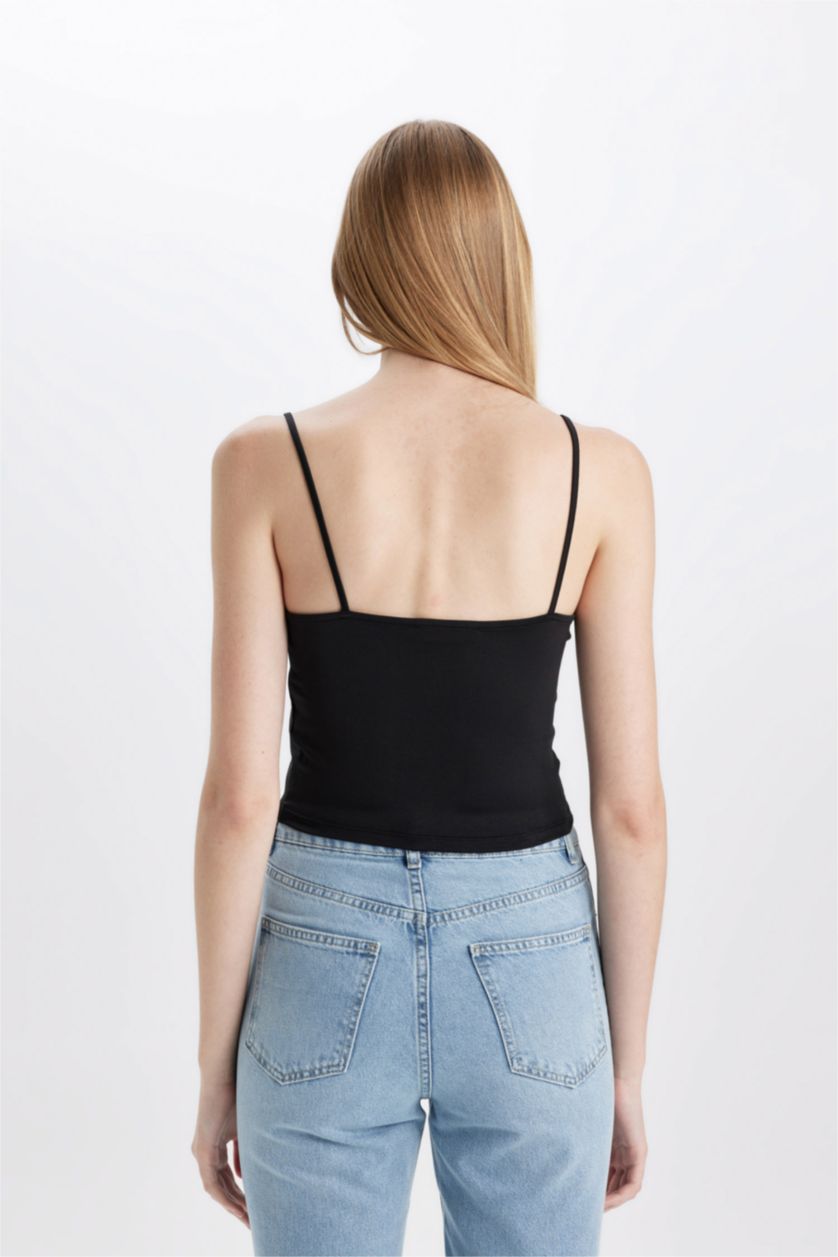 نساء أسود كيمونه اسود بحمالات  وياخة U