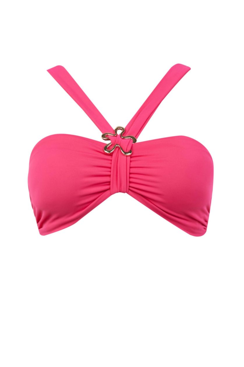 نساء زهري غامق بكيني توب قصة عادية من Ayje x DeFacto