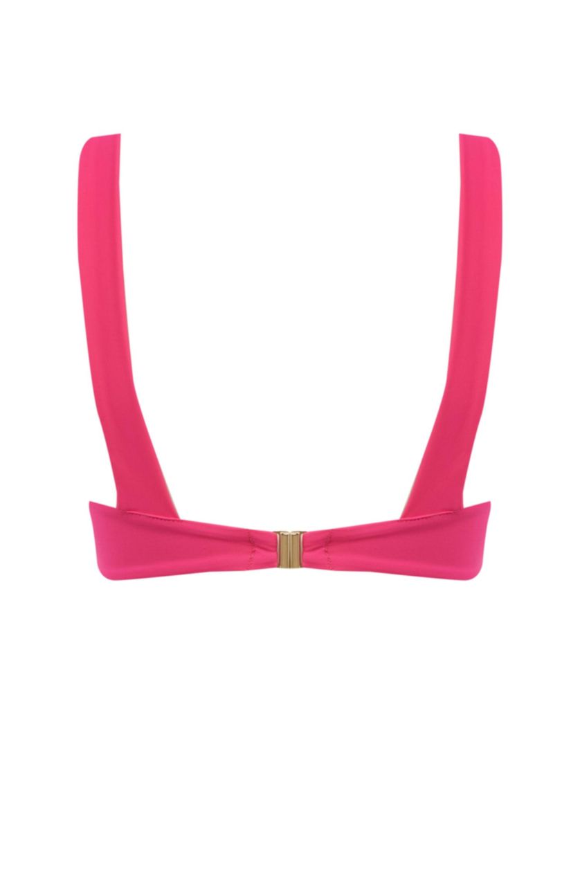 نساء زهري غامق بكيني توب قصة عادية من Ayje x DeFacto