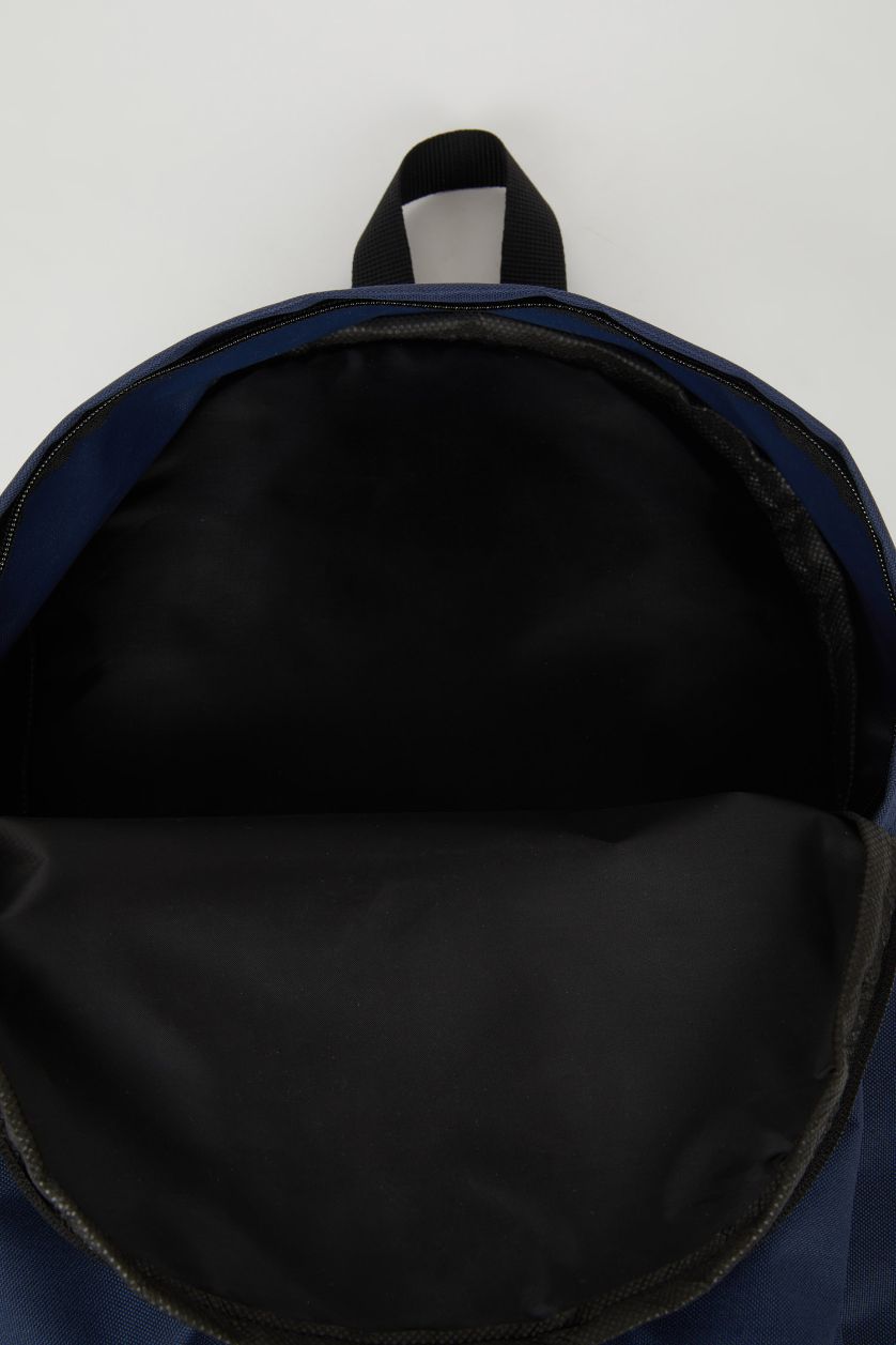 Erkek Lacivert Unisex Basic Düz Okul Sırt Çantası