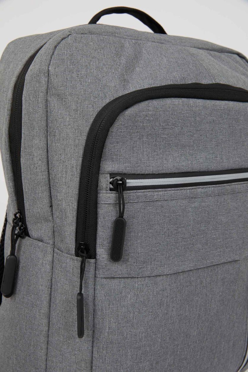 Erkek Antrasit Melanj Unisex Okul Çantası