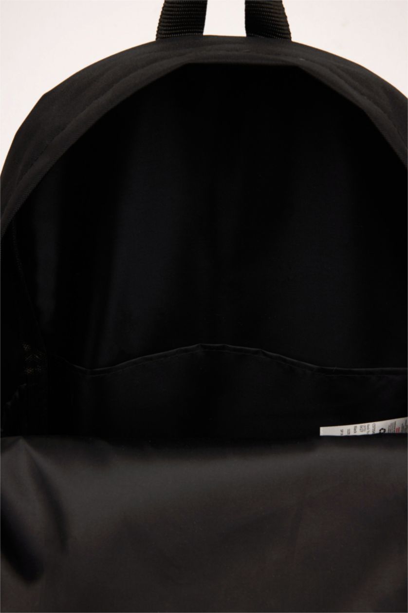 Erkek Çocuk - Genç Erkek Siyah Unisex Basic Düz Okul Sırt Çantası