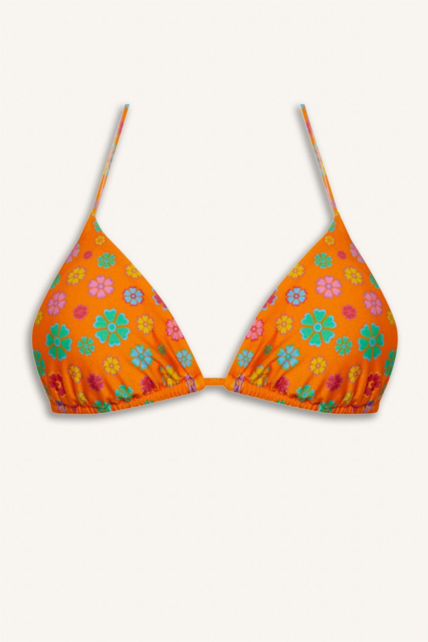 Kadın Turuncu Bikini Üstü