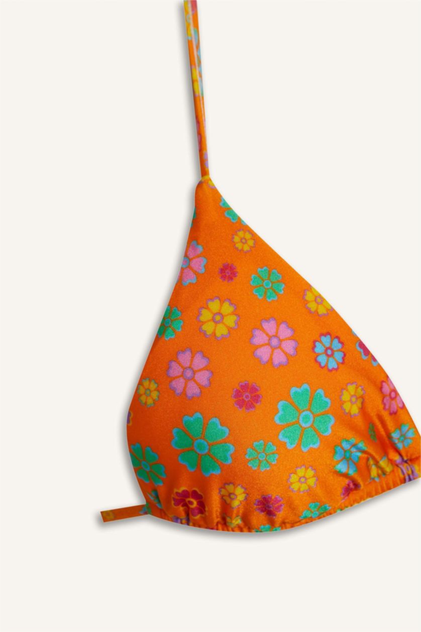 Kadın Turuncu Bikini Üstü