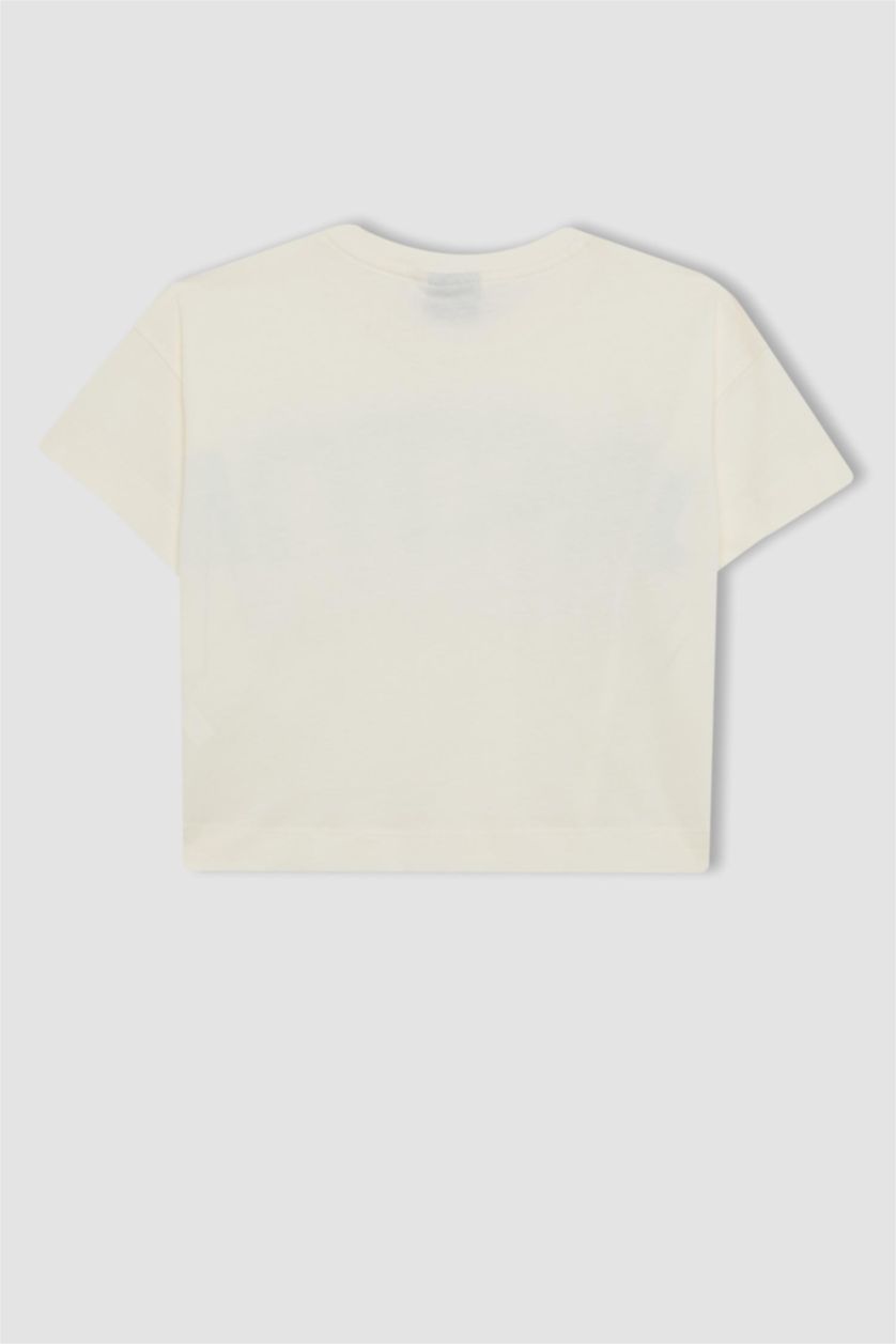 GIRLS & TEENS Ecru Girl NBA Boston Celtics Short Sleeve T-Shirt