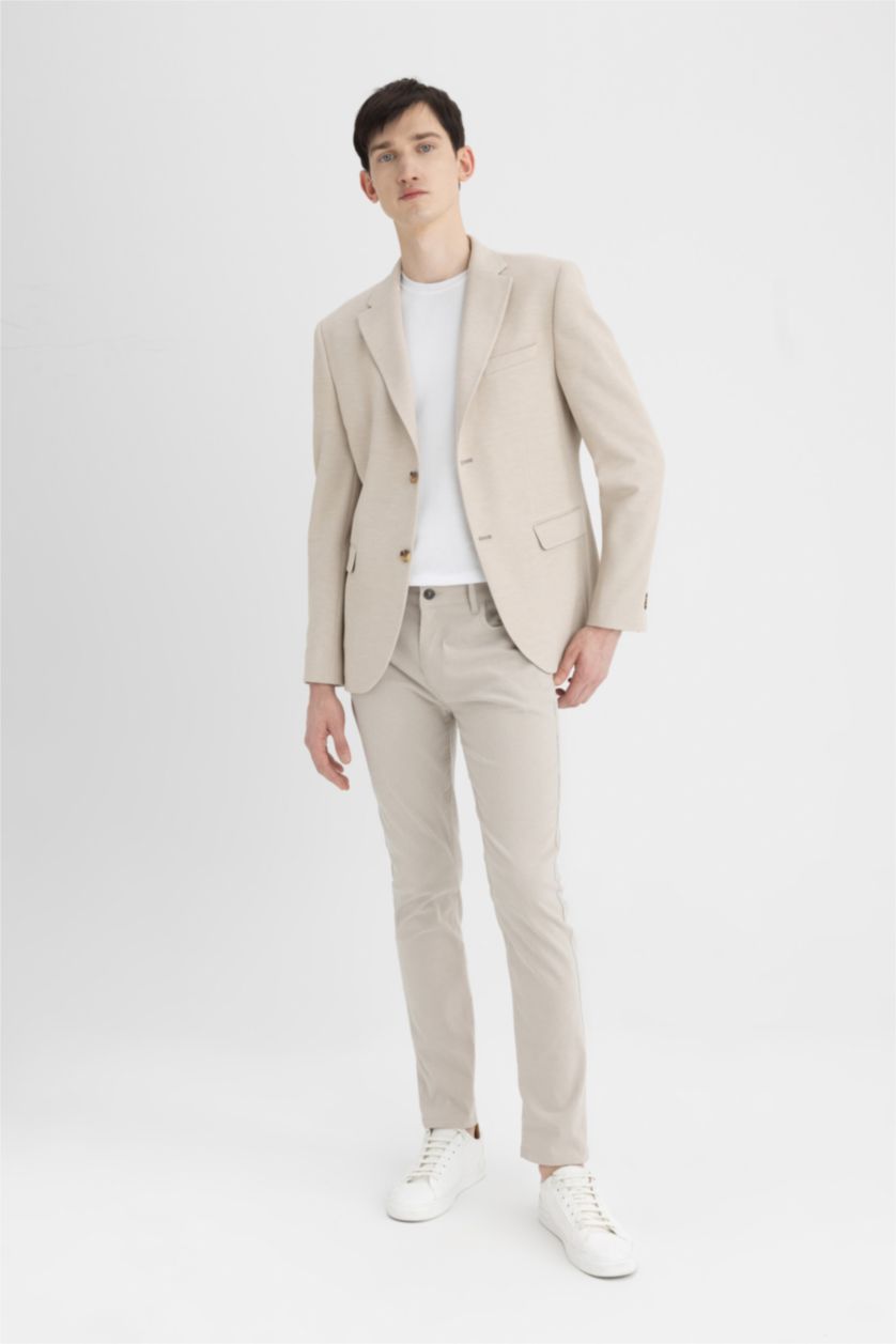 MAN Sand Modern Fit Lined Blazer