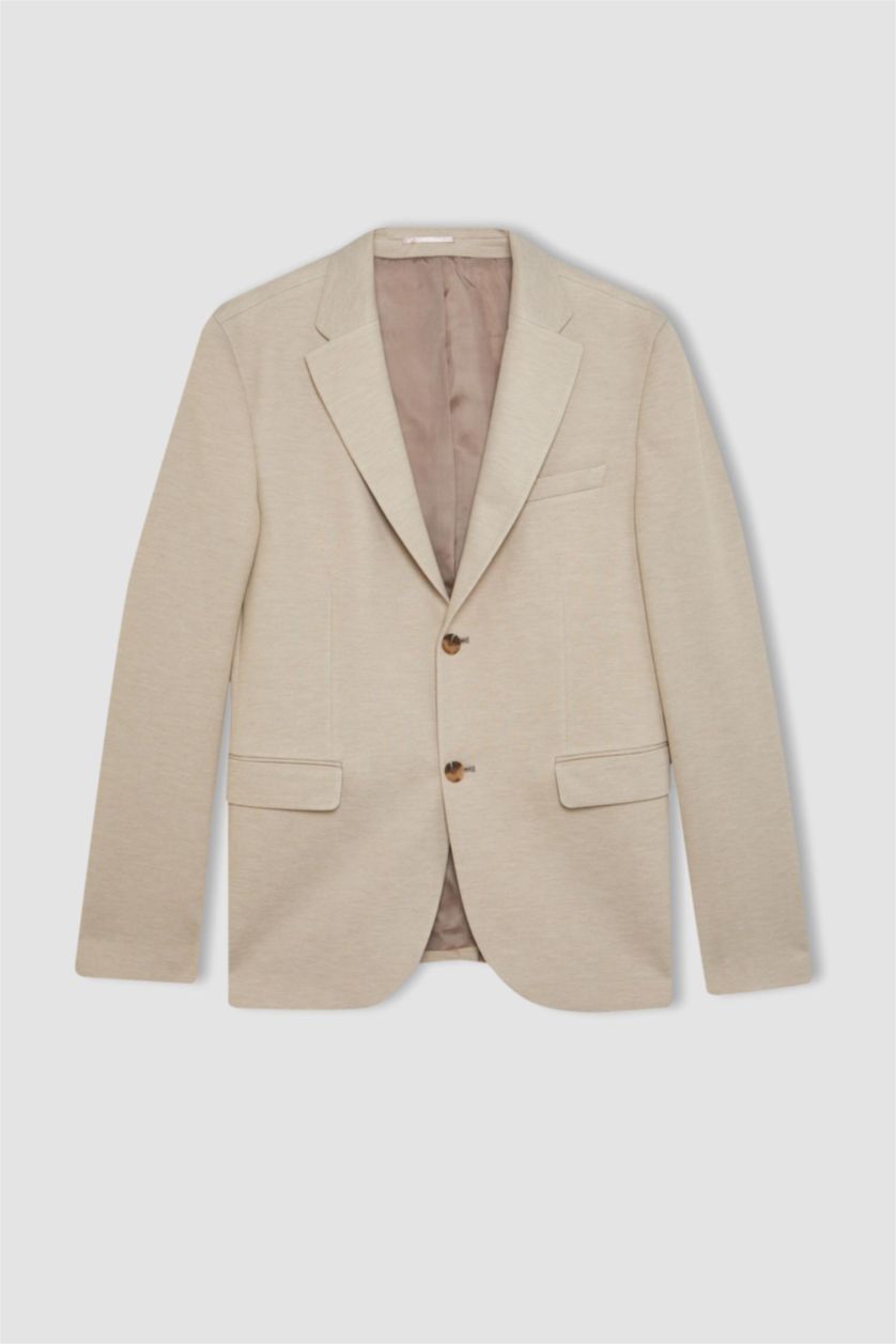 MAN Sand Modern Fit Lined Blazer