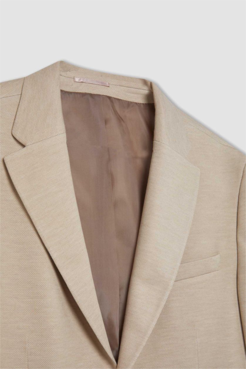 MAN Sand Modern Fit Lined Blazer