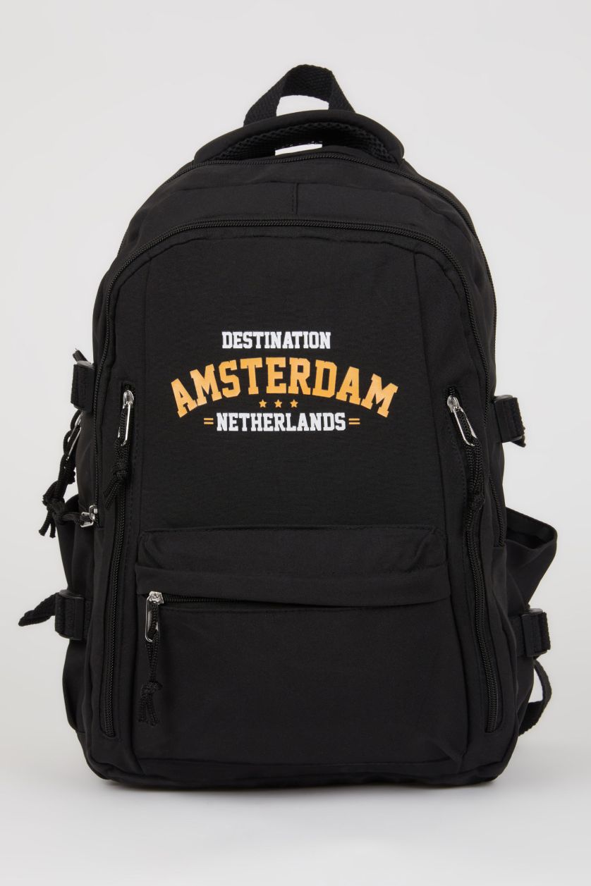 Erkek Siyah Unisex Okul Çantası