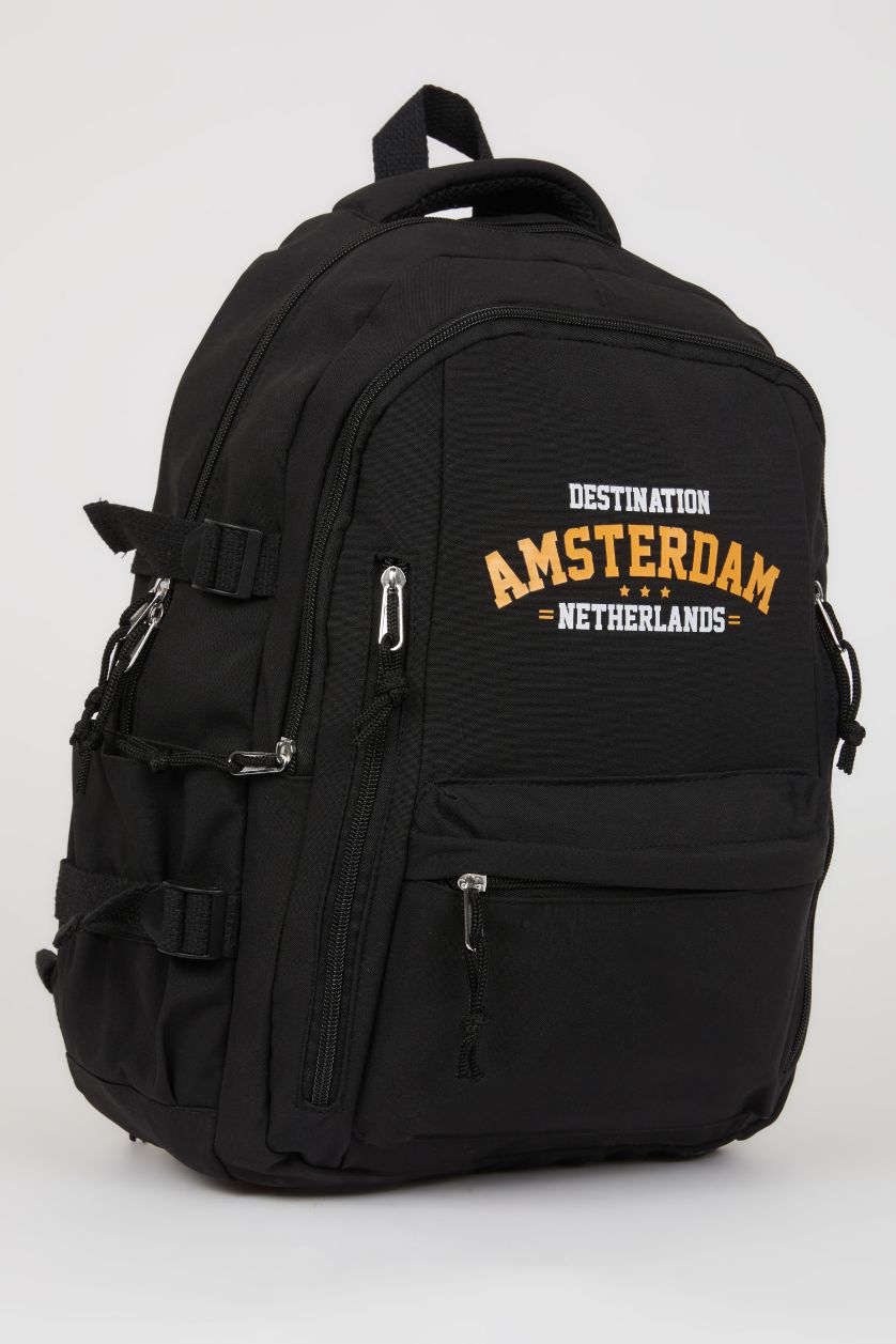 Erkek Siyah Unisex Okul Çantası