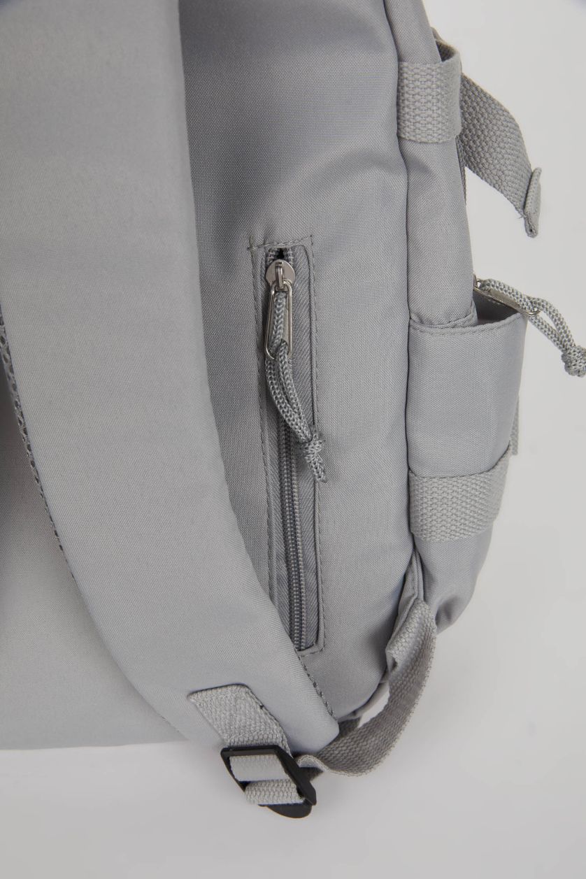 Erkek Gri Unisex Okul Çantası