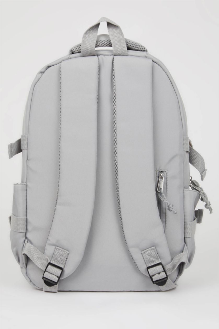 Erkek Gri Unisex Okul Çantası