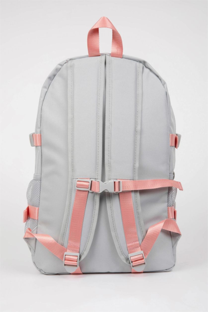 Kız Çocuk - Genç Kız Gri Unisex Okul Sırt Çantası