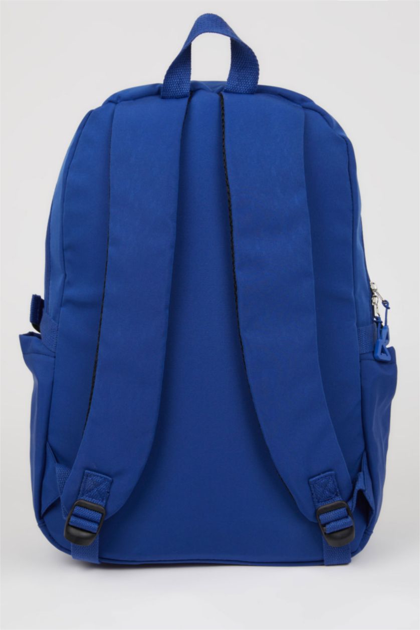 Erkek Lacivert Unisex Baskılı Okul Sırt Çantası