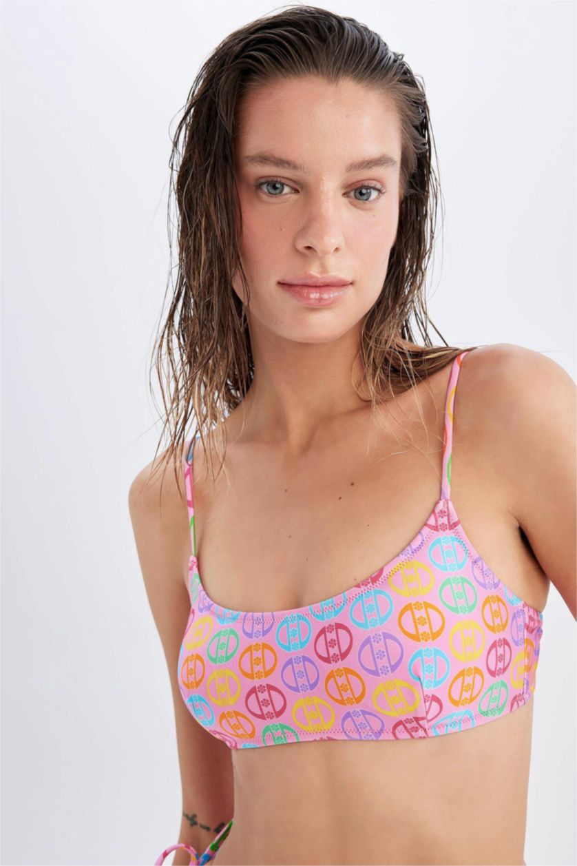 Kadın Pembe Bikini Üstü