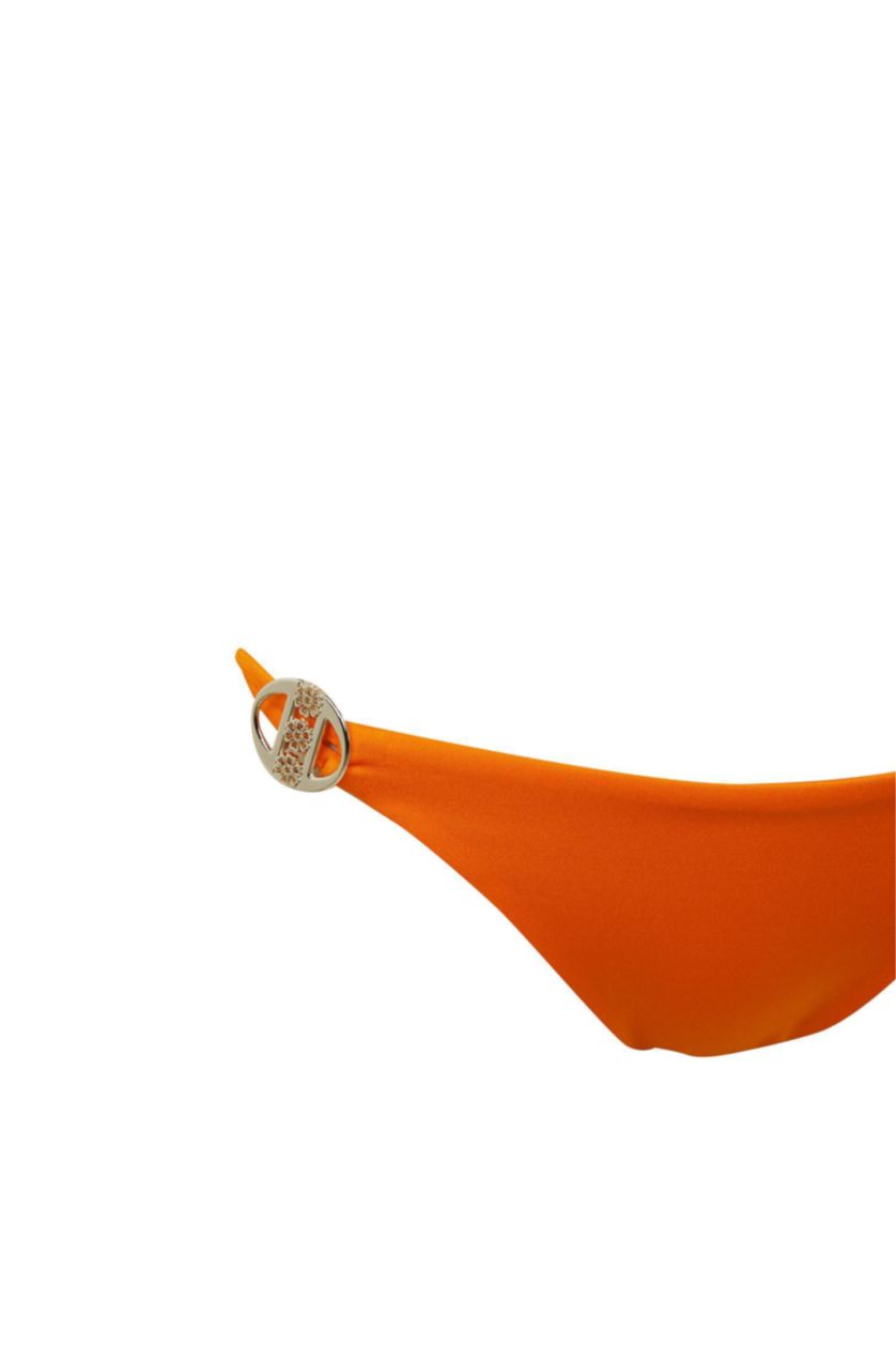 Woman Orange Regular Fit Bikini Bottom